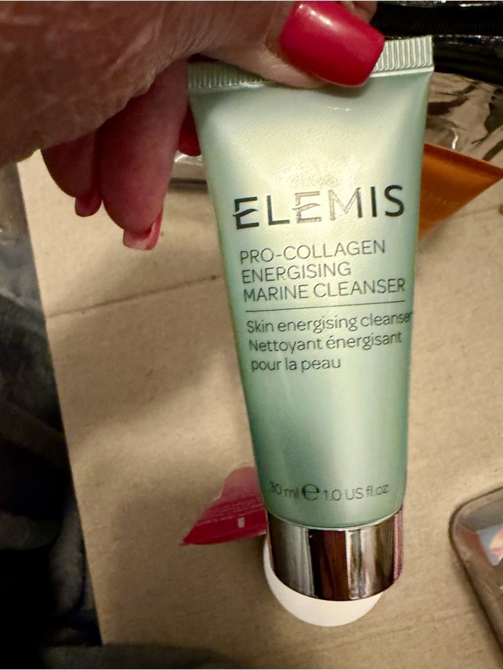 Elemis Skincare Travel Set with Clear/Black Cosmetic Bag - NEW - Picture 5 of 9